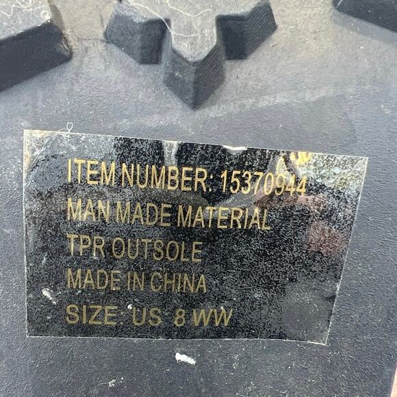 ˚₊‧꒰ა ☆ ໒꒱ ‧₊˚ Women’s Black Heel Winter Boots Size 8 (3B- BX) - Picture 5 of 7